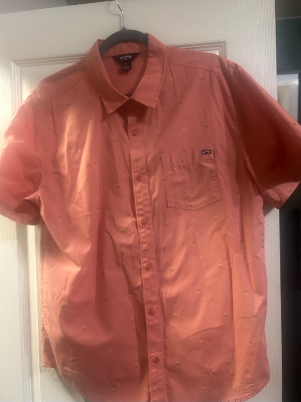 Billabong Men's Coral Short-Sleeve Button-Down Shirt